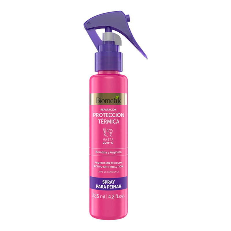 Spray Biometik Reparación Keratina 125ml Hipoalergénico