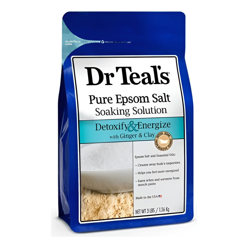 Dr Teals Sales De Baño Detoxify Desintoxicante 1.36kg Jengibre