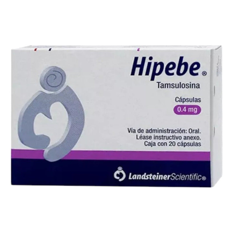 Hipebe Cápsulas De Liberación Prolonagada 0,4 Mg, 20 Cápsulas