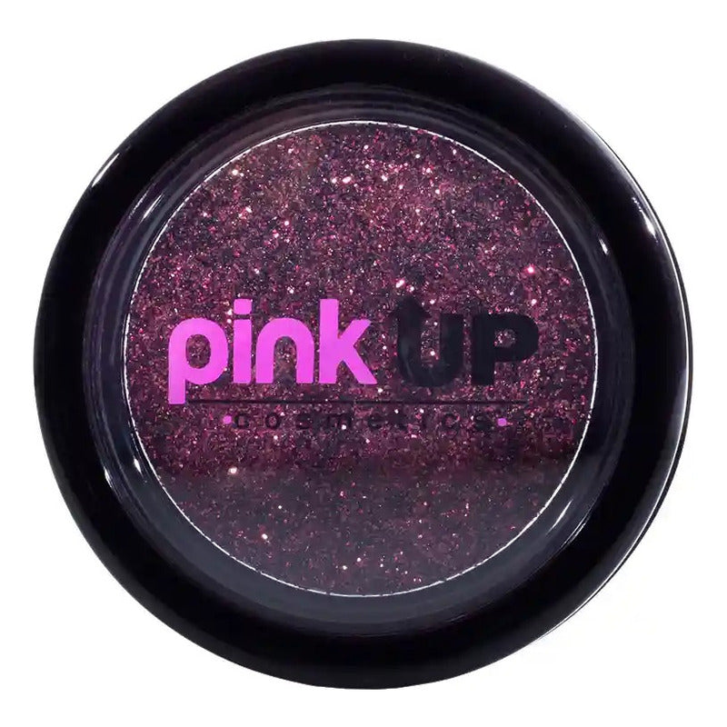 Pink Up, Glitter Compacto, Alta Adherencia, Textura Suave Color Bronze