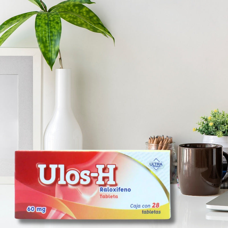 Ulos-h Raloxifeno 60 Mg Con 28 Tabletas Ultra Laboratorios