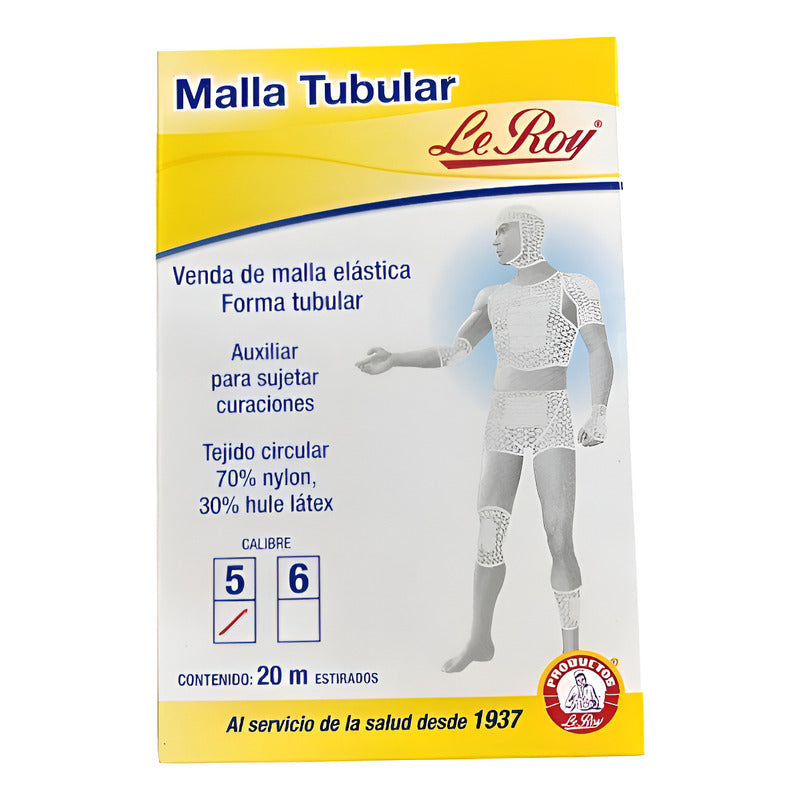 Le Roy Malla Tubular Calibre.5 - 20m Estirados 1pz Blanco
