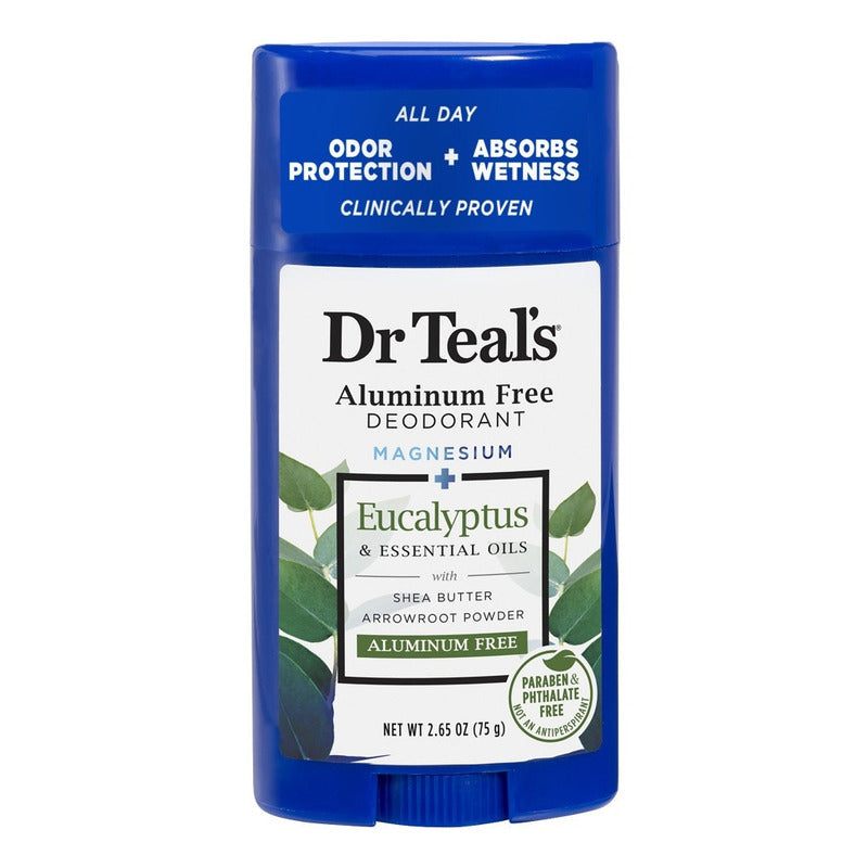 Dr Teal's Stick Desodorante Sin Aluminio Eucalipto 75g