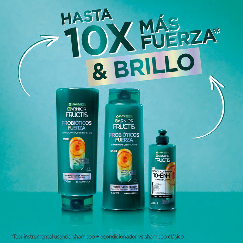 Acondicionador Garnier Fructis Probióticos Fuerza 650 Ml