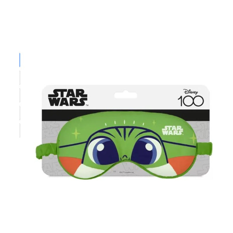 Antifaz Para Descansar Edición Disney 100 Años Star Wars Color Verde Baby Yoda