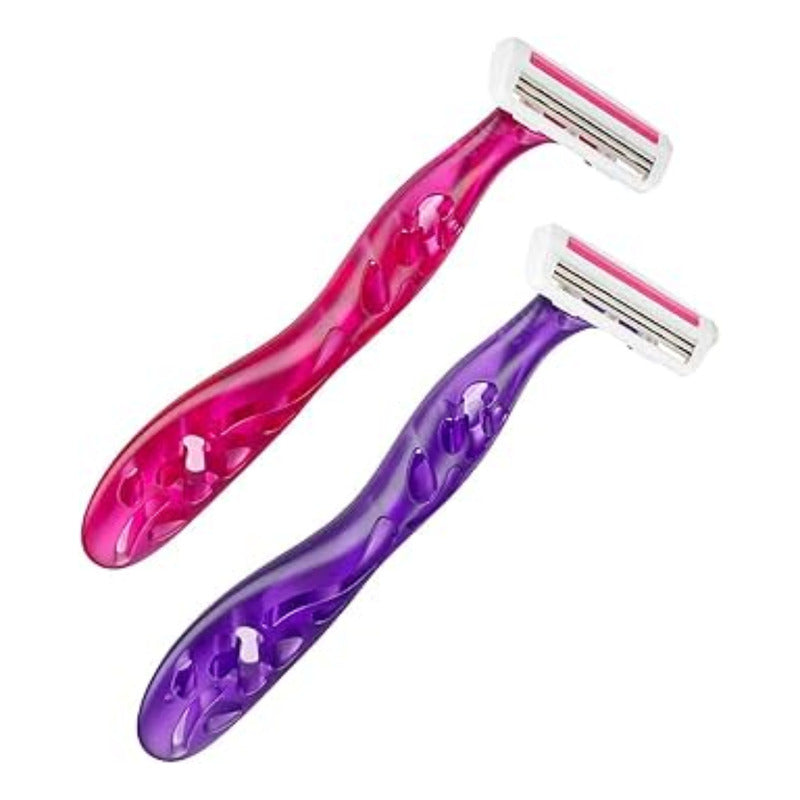 Bic Soleil Pack 2 Rastrillos Desechables Rosa-morado