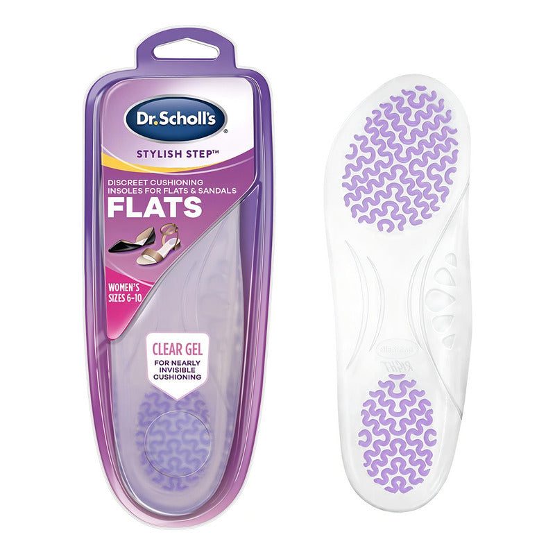 Dr. Scholl's Flats Zapato Bajo Plantillas Transparentes Tamaño De La Plantilla 22-26