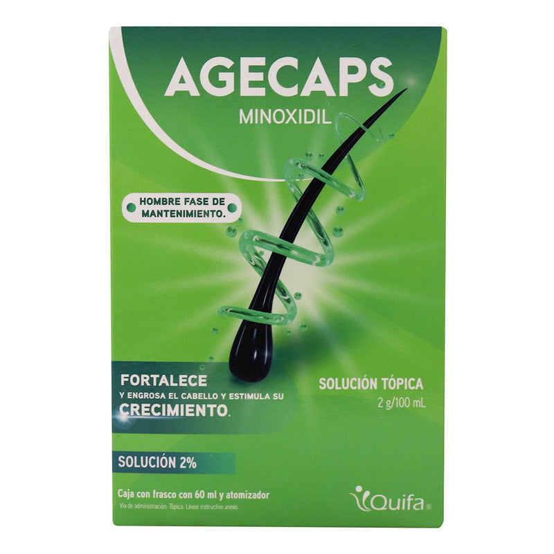 Agecaps Hombre Sol. Tópica Atomizador 60ml 2g/100ml