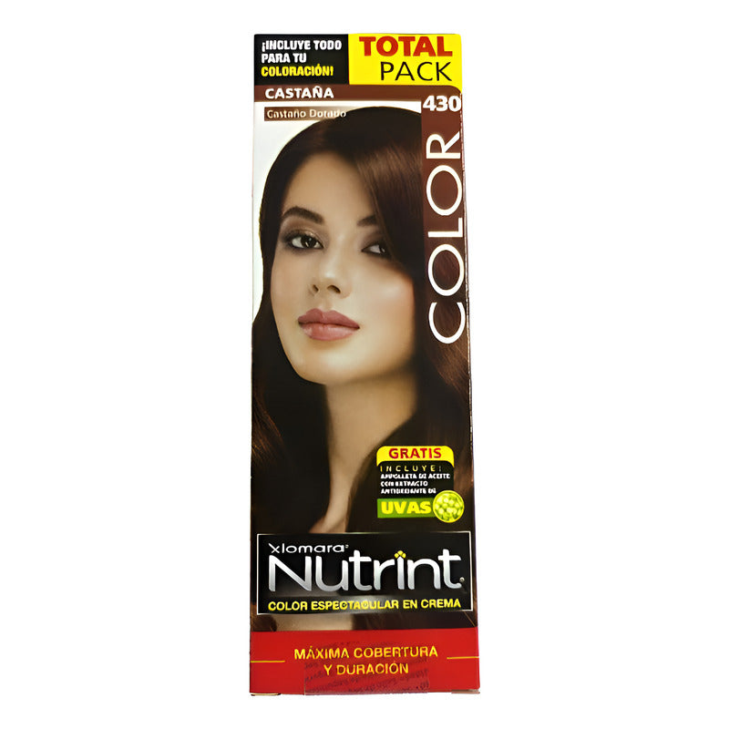 Xiomara Nutrint Tinte Permanente En Crema + Amapolleta