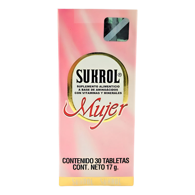 Sukrol Mujer Vitaminas Minerales 30 Tabs Sin Sabor