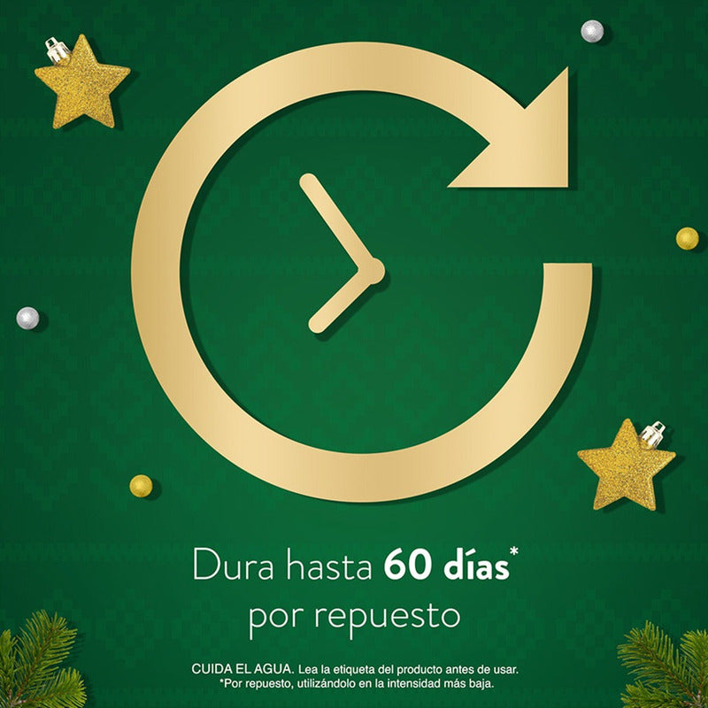 Air Wick® Aromatizante Eléctrico, Noches De Bengala & Ponche Navideño, 1 Difusor + 9 Repuestos De 20 Ml C/u