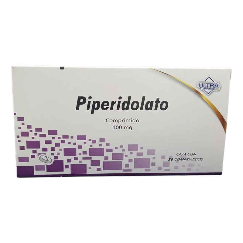 Piperidolato 100mg Caja Con 30 Comprimidos