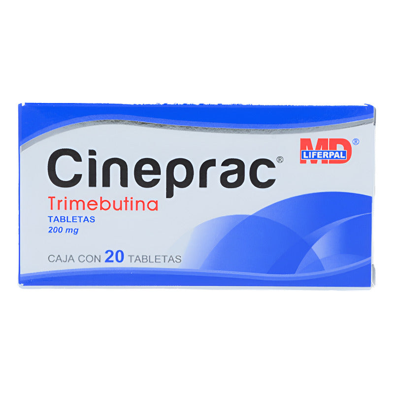 Cineprac Trimebutina 200mg Caja Con 20tabs