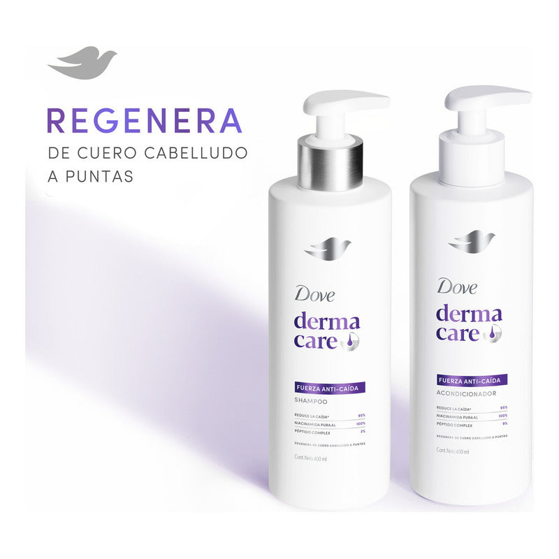 Shampoo Fuerza Anti-caida Botella De 400ml Dove