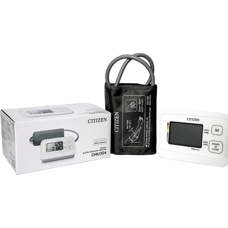Monitor De Presión Arterial Digital De Brazo Automático Citizen Chu-304 Blanco