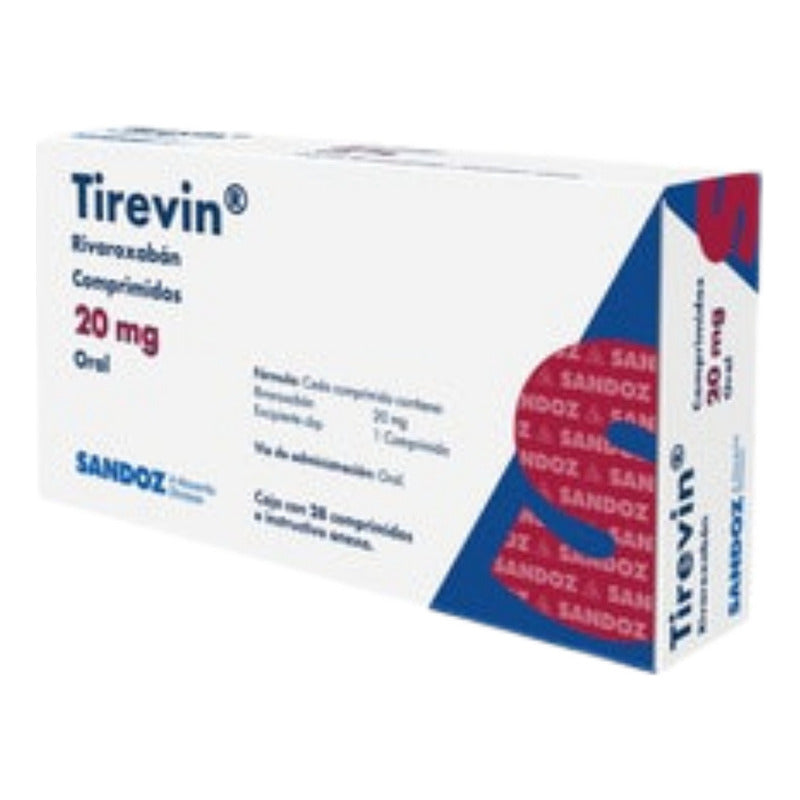 Tirevin 20 Mg Caja C/ 28 Comprimidos - Sandoz, S.a. De C.v.