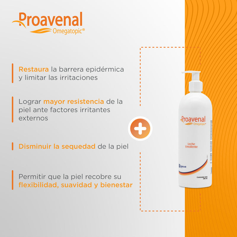 Proavenal Omegatopic Leche Emoliente Hidratante 500ml