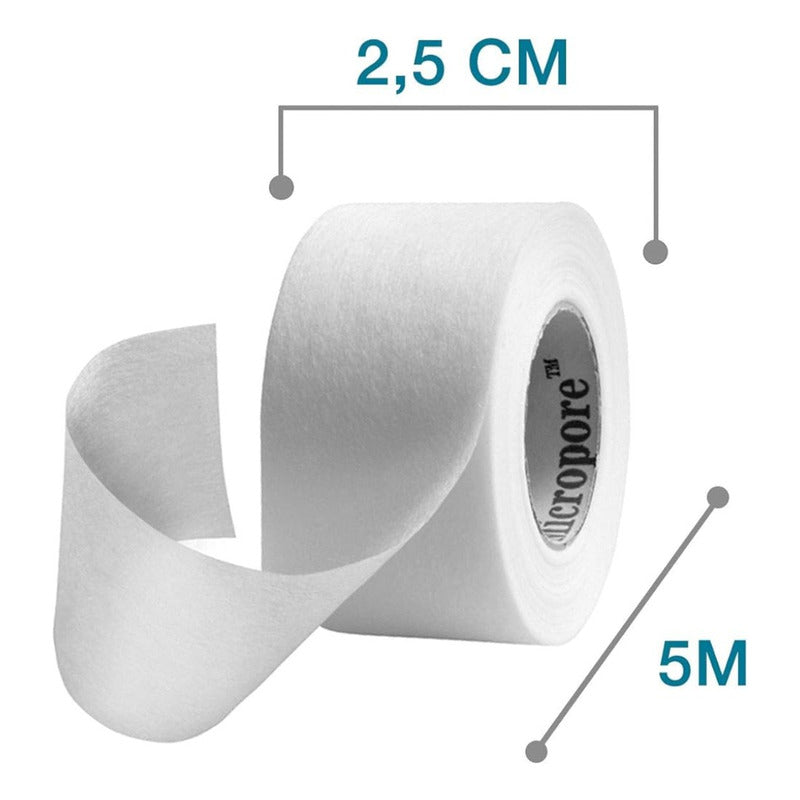 Nexcare Micropore 2.5cm X 5m Cinta Adhesiva De Papel