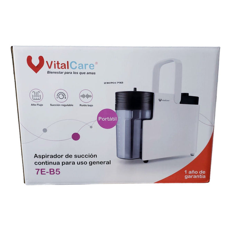 Vitalcare Aspirador De Succión Eléctrico Flema Continuo 7eb5