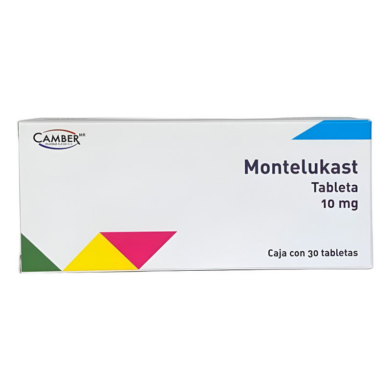 Montelukast Camber 10mg Caja Con 30 Tabletas