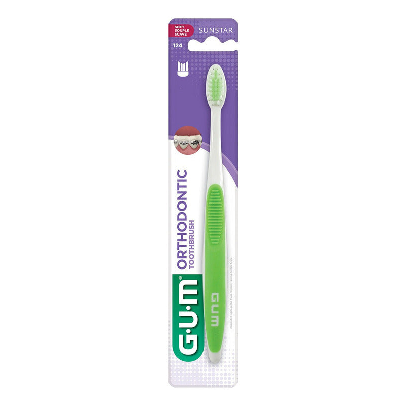 Gum Cepillo De Ortodoncia + Tapa Protectora