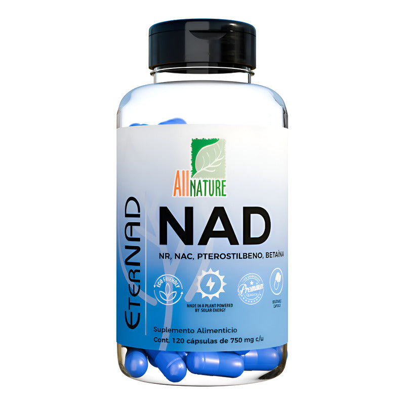 Allnature Eternad Nad 120caps 750mg C/u Sin Sabor