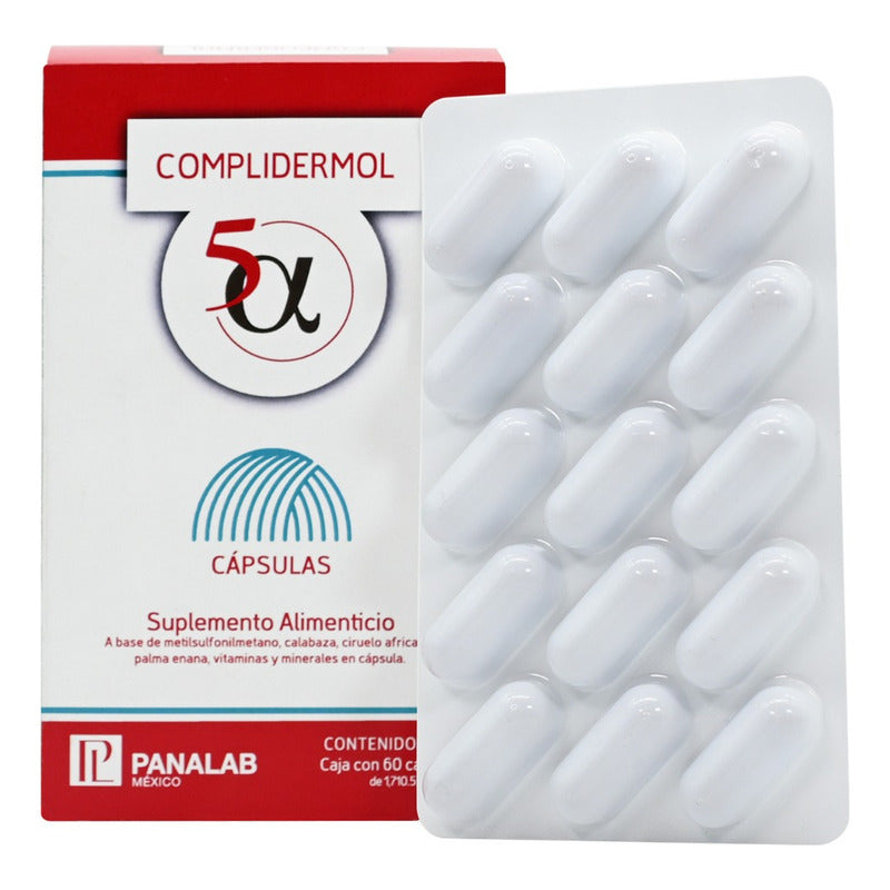 Complidermol 5 Alfa Plus 60 Cápsulas