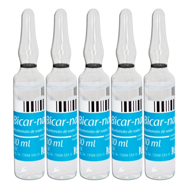 Pack 5 Pisa Bicarnat Bicarbonato De Sodio 7.5% 10ml