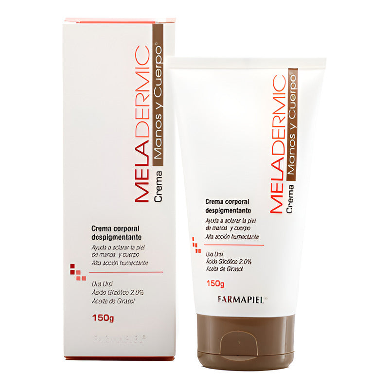 Meladermic Crema Manos Y Cuerpo Despigmentante 150g Almendras