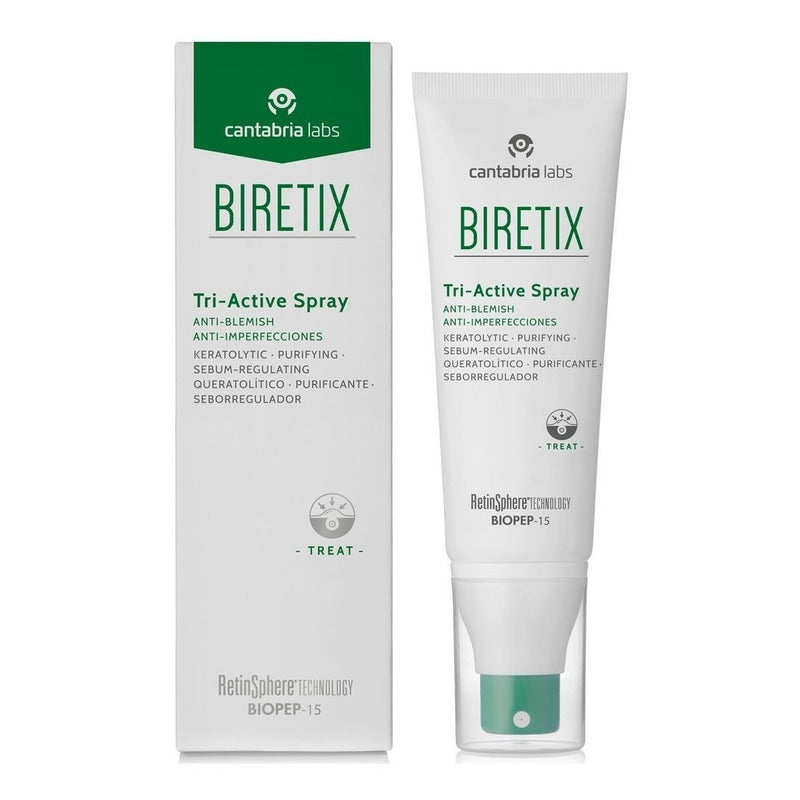 Biretix Tri Active Spray Tratamiento Anti Acné Purific 100ml