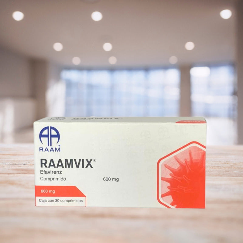 Raamvix Efavirenz 600 Mg Caja Con 30 Comprimidos
