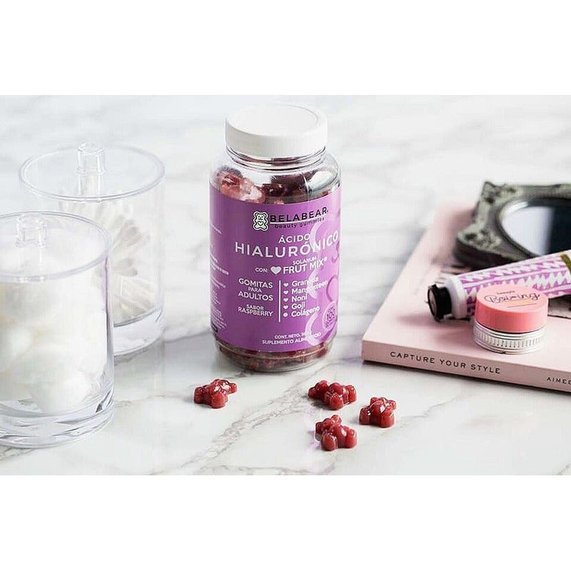 Belabear Ácido Hialurónico 100gomitas Frambuesa Solanum Sfn