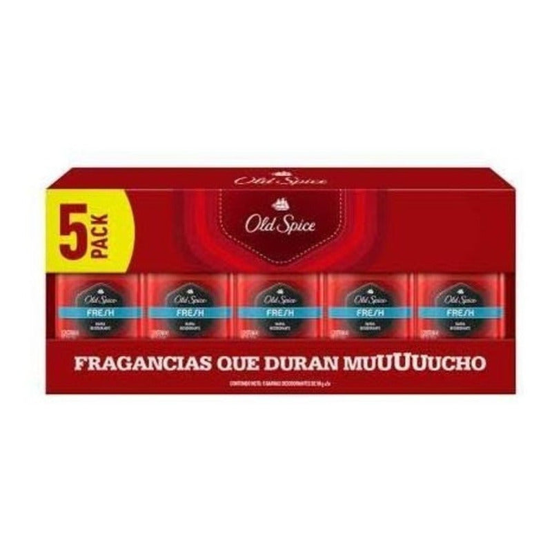 Old Spice Antitranspirante Fresh - Fresh - Pack - 5 - 50 G