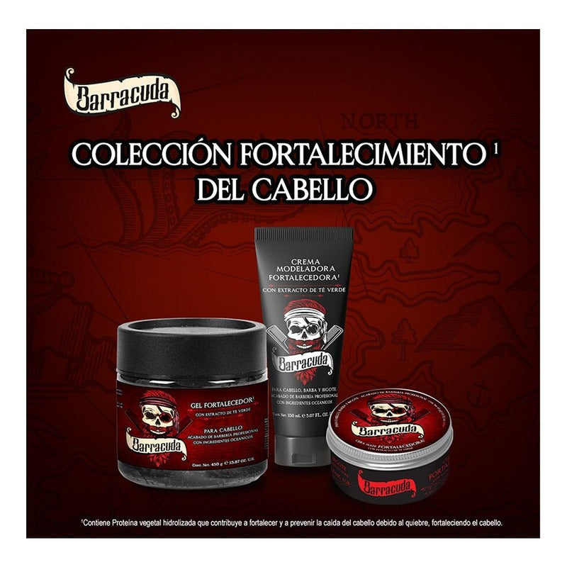 Gel Barracuda  Para El Cabello Fortalecedor 220g