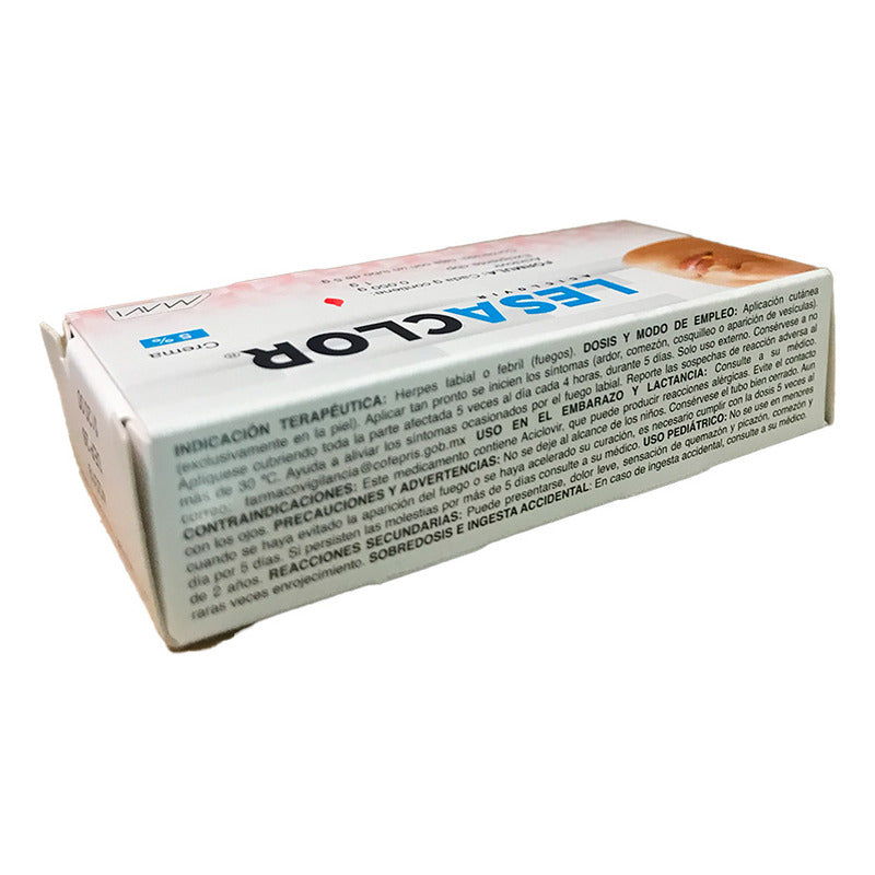 Lesaclor Aciclovir 5% Crema 5g
