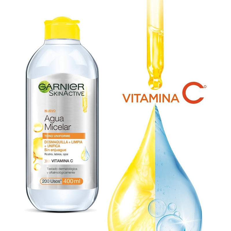 Garnier Agua Micelar Con Vitamina C Piel Con Manchas 400ml