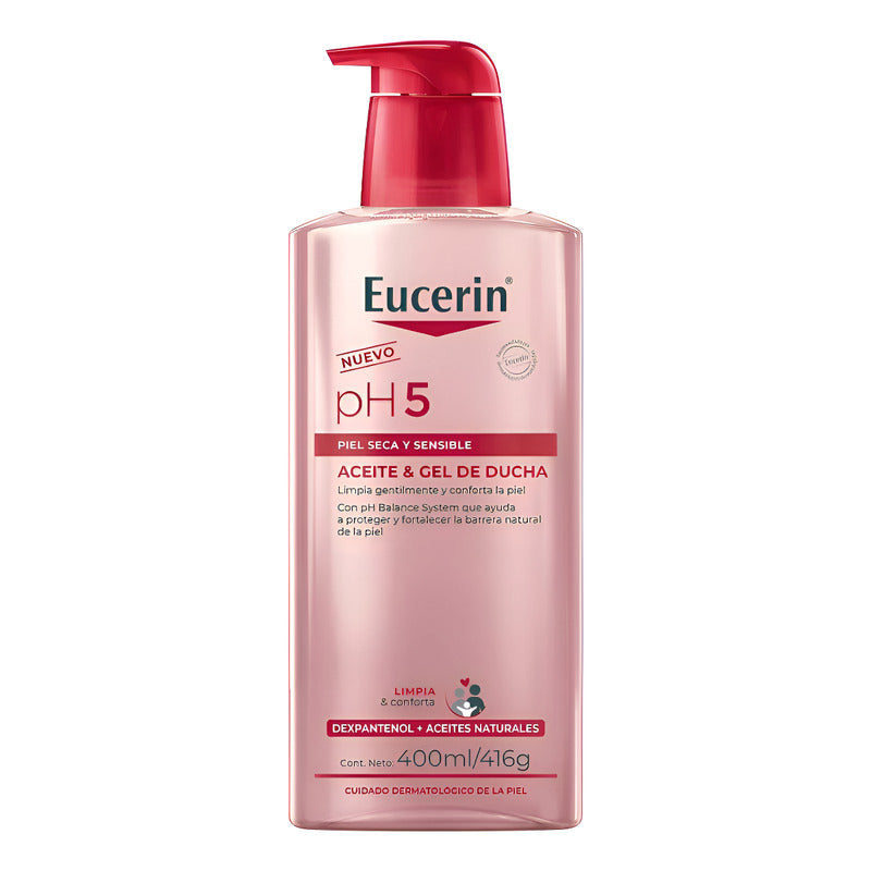 Eucerin Ph5 Aceite-gel De Ducha Piel Seca Y Sensible 400ml Neutra