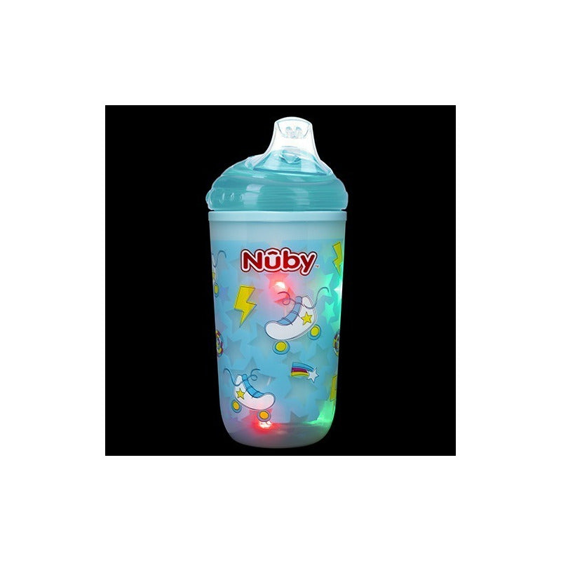Nuby Vaso Entrenador Luminoso Boquilla Suave Termico 300ml