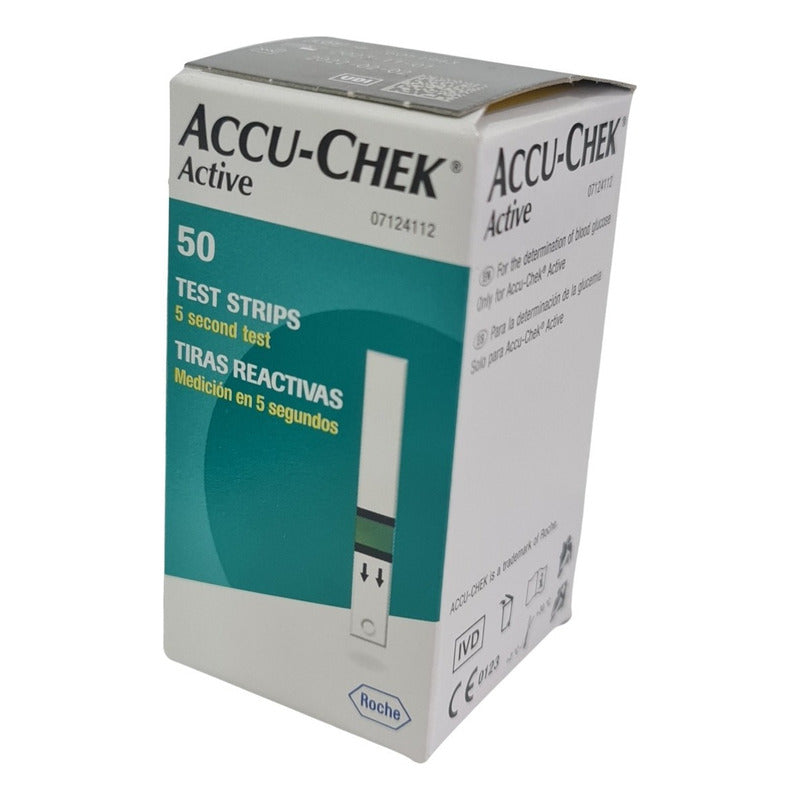 Caja 50 Und Tiras Reactivas 50gr Accu-chek Verde Green