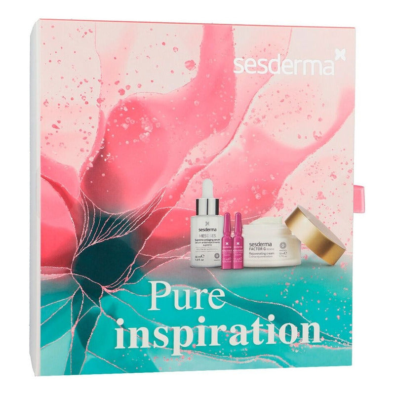 Kit Sesderma Pure Inspiration Factor G+mesoses Serum+amp Todo Tipo De Piel Día/noche