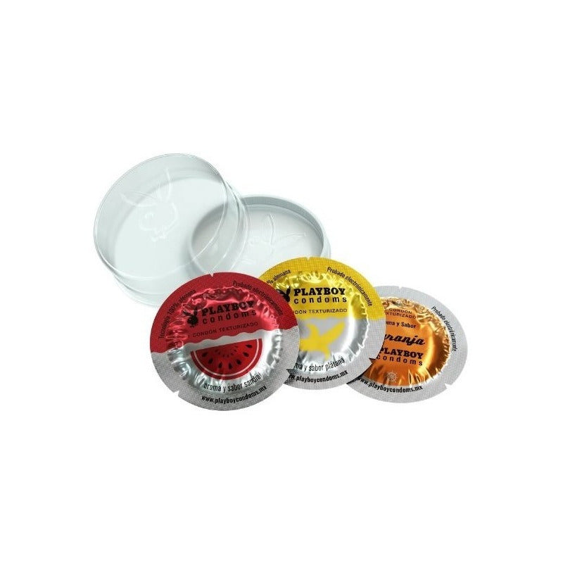 Condones De Látex Playboy Paradise 3 Condones