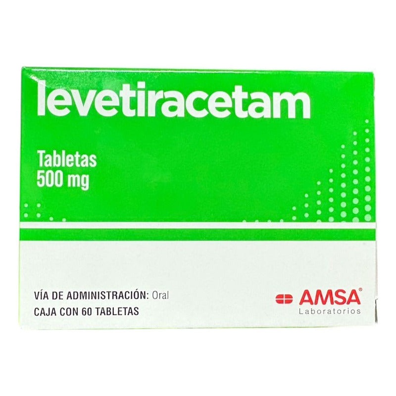 Levetiracetam 500mg Amsa 60 Tabletas