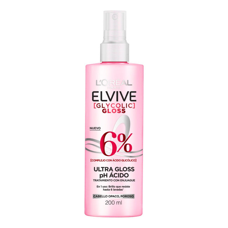 Acidifier L'oreal Paris Elvive Glycolic Gloss 200 Ml