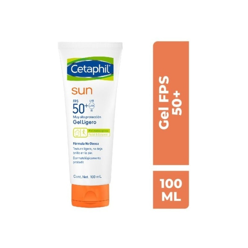 Protector Solar En Gel Cetaphil Sun Fps 50+ Con 100ml