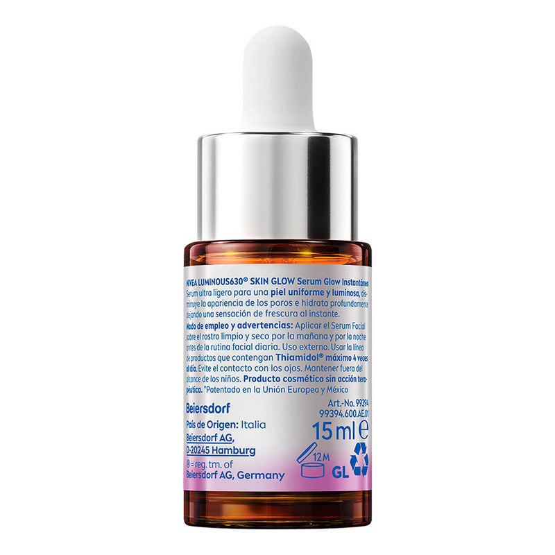 Nivea Serum Skin Glow Instantáneo 15ml Todo Tipo De Piel Día/noche