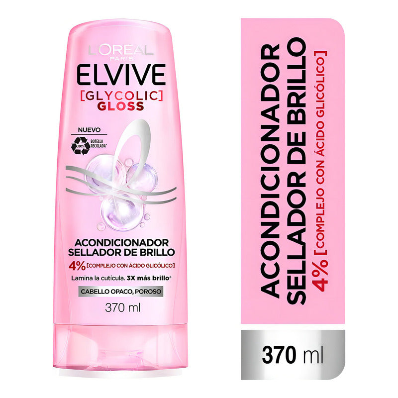 Acondicionador Elvive Loreal Gloss 370ml