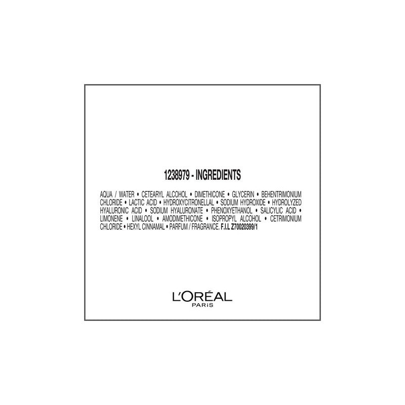 Crema Tratamiento Elvive Hialurónico Pure X300g