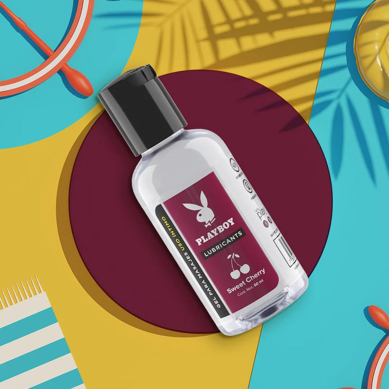 Lubricante Comestible Playboy Sabor Cereza Base Agua 60ml