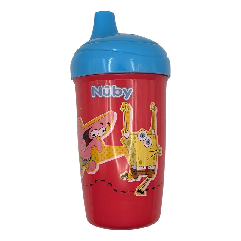 Vaso Entrenador Nuby Antiderrames 325ml Bob Esponja