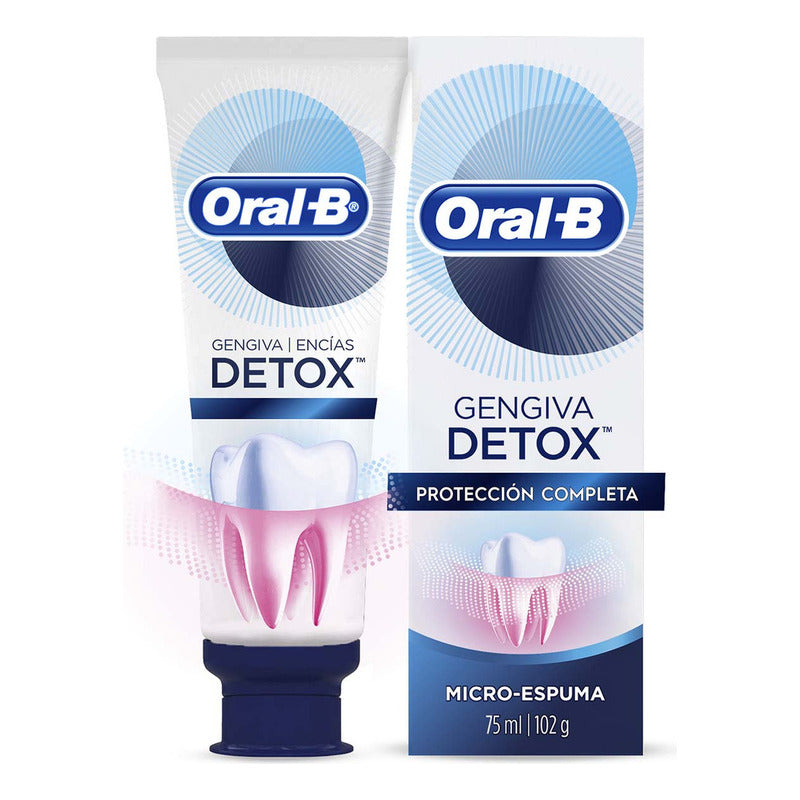 Oral-b Encias Detox Micro Espuma Pasta Dental 75ml